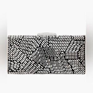 Nina Crystal Minaudiere Clutch
